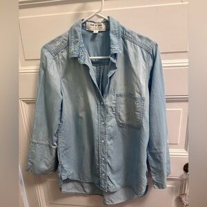 Anthropologie Cloth & Stone chambray shirt